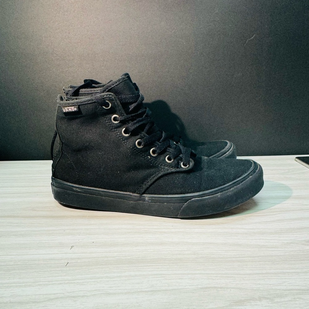 VANS 106 Hi Canvas Black Black Shoes 721356 Sneakers W/M